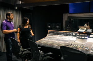 Karluca at the studio